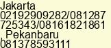 Nomor telpon Tn. KampoengBikers di Jakarta - Pekanbaru