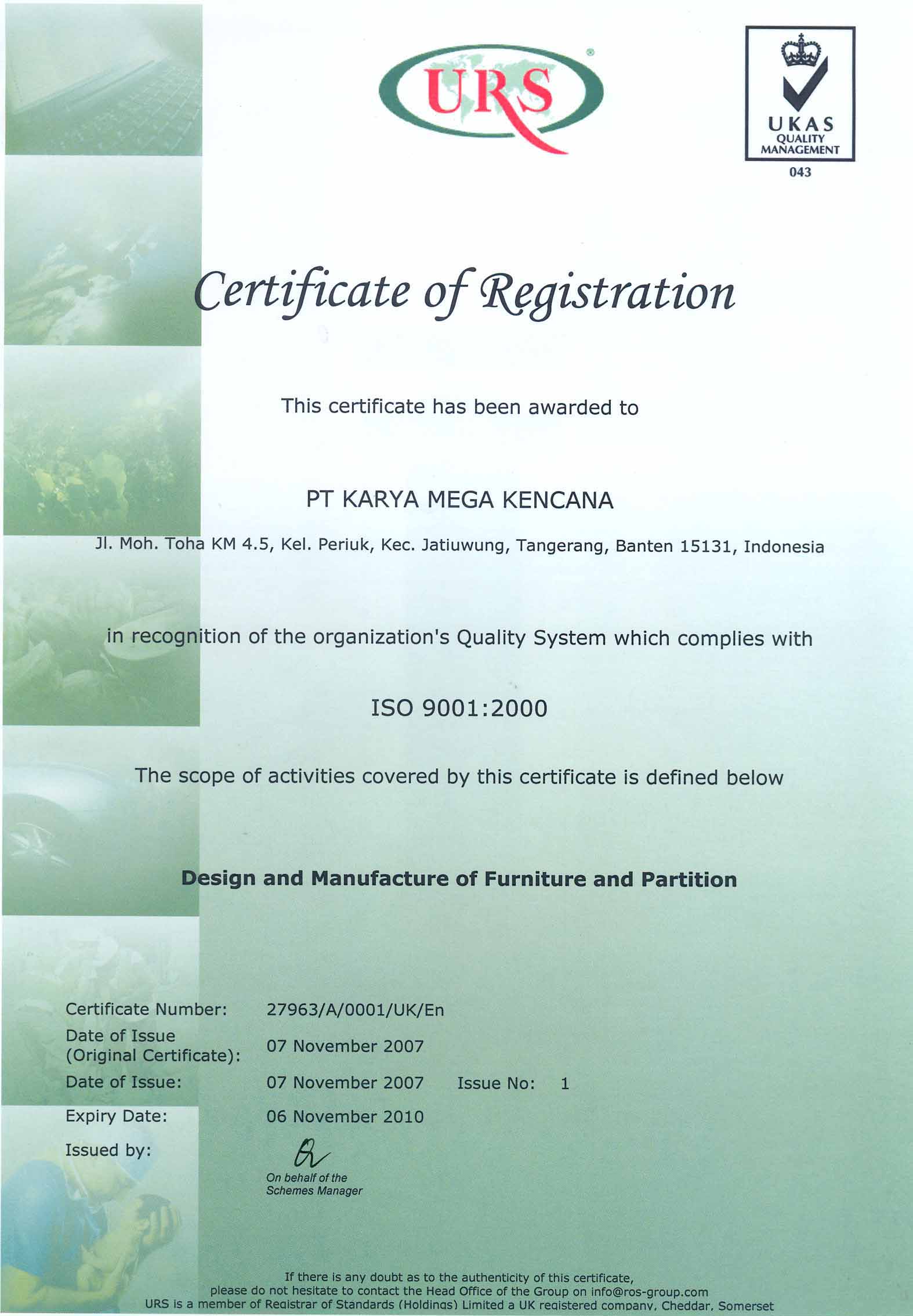 ISO 9000/ 2001