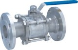 ss 3pc flange ball valve(bjvalve@msn.com)