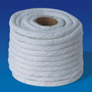 Dust free twisted asbestos rope