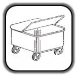 SOAK SINK TROLLEY