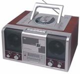 DVD Boombox with Cassette(Wooden Case) BTM-BMD9206UC