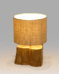 Lampu Meja: Timber Table Lamp