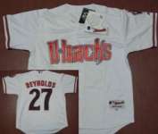 Arizona Diamondbacks # 27 Reynolds White Jersey