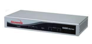 Soundwin S400 Series : S404( 4FXO) ,  S400( 4FXS) ,  S402( 2FXS+ 2FXO) . All item: 1WAN,  4LAN