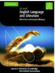 English Language and Literature: AS Level