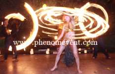 Fire dance ( Fire Hula Hop & Spinning)