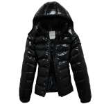 MONCLER bady down jacket,  shiny,  black