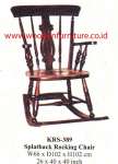 Antique Rocking Chair Classic Slatback Rocking Chair Vintage European Style Home Furniture