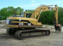 used cat320b excavator