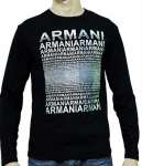 wholesale Armani Men' s Long Sleeve Tee