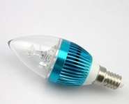 www.ledlighting-cn.com sell led light bulb LED Candle light E27 3W EPISTAR Chip High quantity JHGM-LZ-07