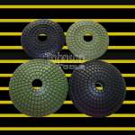 Diamond convex polishing pad