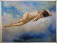 Handmade Impressional Nude Oil Painting on canvas with WHOLESALE PRICE