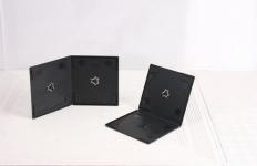 7mm slim black double pp cd case