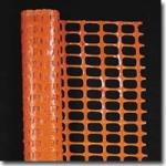 Barrier fence, orange safety fencing