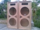 box speaker vocal dual 15"