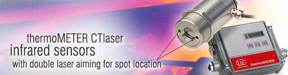 thermoMETER CTlaser: High performance temperature sensor with laser spot marking