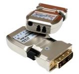 DVI Extender via Singlemode or Multimode Fiber Optic Cable