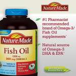 Nature Made Fish Oil 1200 mg.