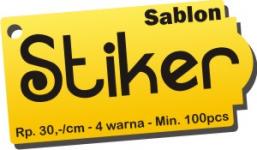 Stiker Sablon