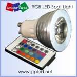 3W spotlight rgb, RGB led light bulbs, color change bulb