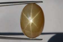 Batu Mulia & Langka Yellow Safir Sharp Star ( BSS 040)