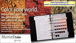 Munsell Soil Colour Chart,  www.karyamitra.co.id,  email : karyamitrausaha@ yahoo.com
