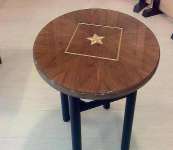 Decorative Timber Veneer Coffee / Dining / Tea Table Top