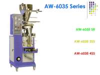 Vertical Form Fill Sealing Packing Machine AW6035 3 SS ( 3 Side Seal) for Powder Granule Candy Chips Snack Peanuts etc