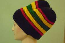 Rasta Hat With Ties