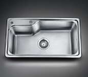 Stainless Steel Top mount Single Bowl Kitchen Sink