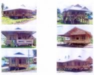Rumah Kayu ( Wooden House) bercorak Minahasa