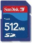 High Speed SD Memory Card 512M
