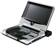 7" Portable DVD Player with USB/SD/MMC Card Slot/DivX/DVB-T(Opt.) with CE/RoHS BTM-PDVD719