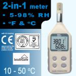 2-in-1 Digital Temperature & Humidity Meter ( Â° C / Â° F + RH)