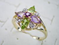 10k gold Gems Ring ( RGG2011)