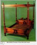 BH 025/024 Victorian $poster Bed with Canopy