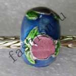 Sterling Silver and Enamel Beads for Pandora Jewellery