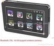 GPS with TV,  TMC,  Bluetooth and Wireless Rear-View camera