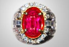 Natural Ruby Super Vivid Red ( Code : RbC 016) = SOLD OUT / TERJUAL