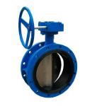 Double flanged short type butterfly valve,  Concentric type