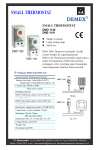 DEMEX Thermostat,  Model DMO1140 - DMS1141