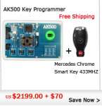 Christmas promotion Buy Benz Key Programmer AK500 Get Discounted Benz 433MHZ Smart Key