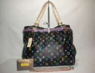 LV-T89	 Tas LV Nuri Multicolour Black - Purple