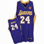 Los Angeles Lakers 24 Kobe Bryant Stitched Purple 2010 Finals Jersey