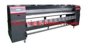 large format outdoor solvent digital printer with spectra polaris head