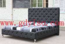 Faux leather bed from yiso furniture