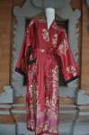 Baju Kimono - Kimono Satin Merah