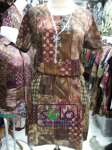 Dress Kancing Bunga Tengah